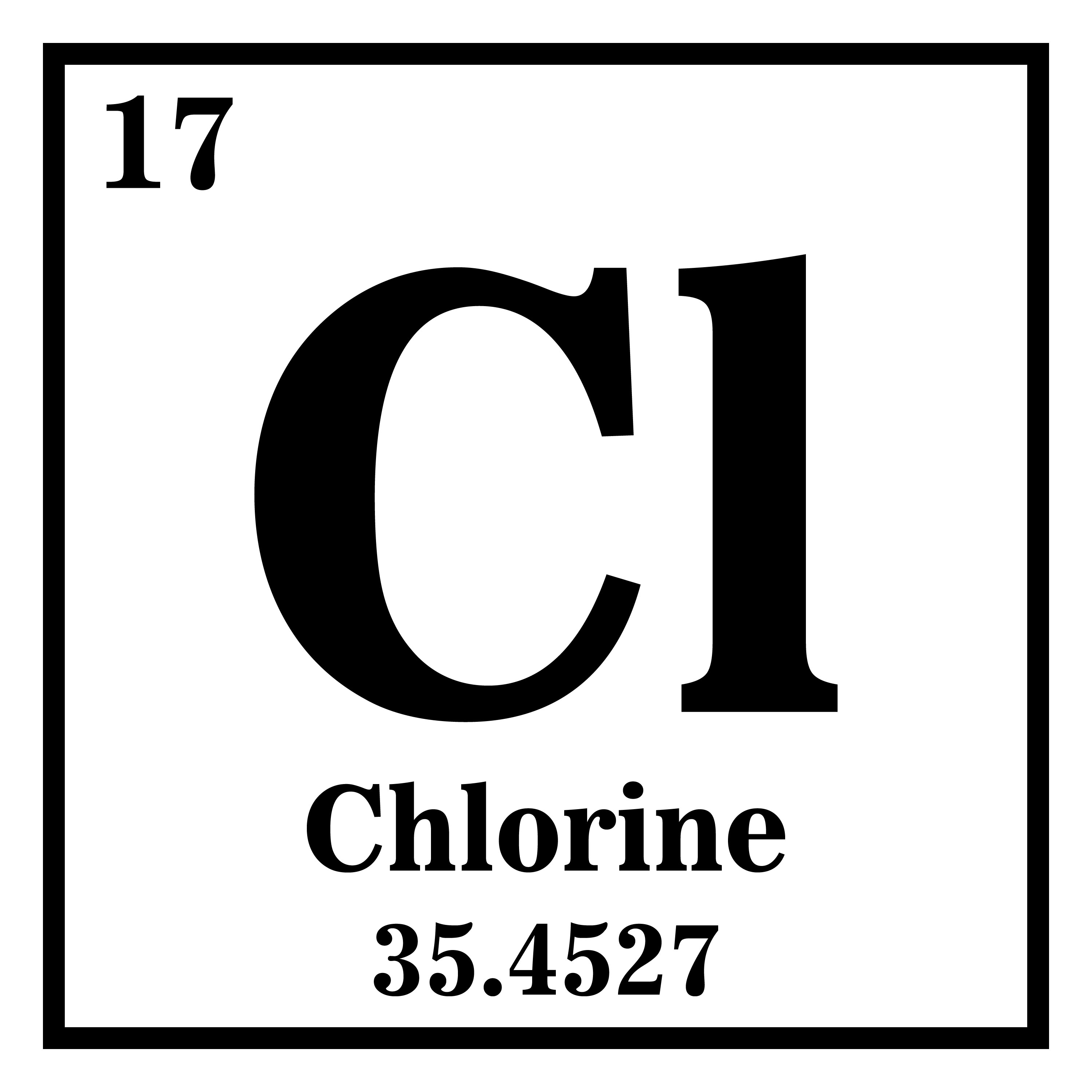chlorine symbol